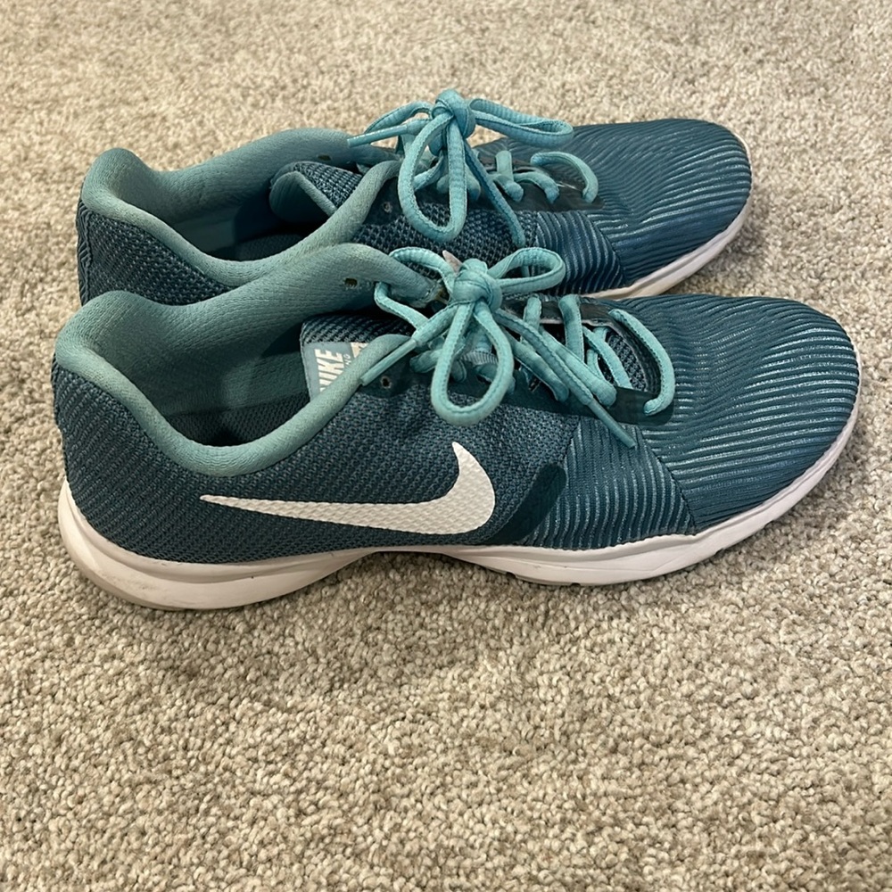 Nike Flex Bijoux cross trainers teal shoes